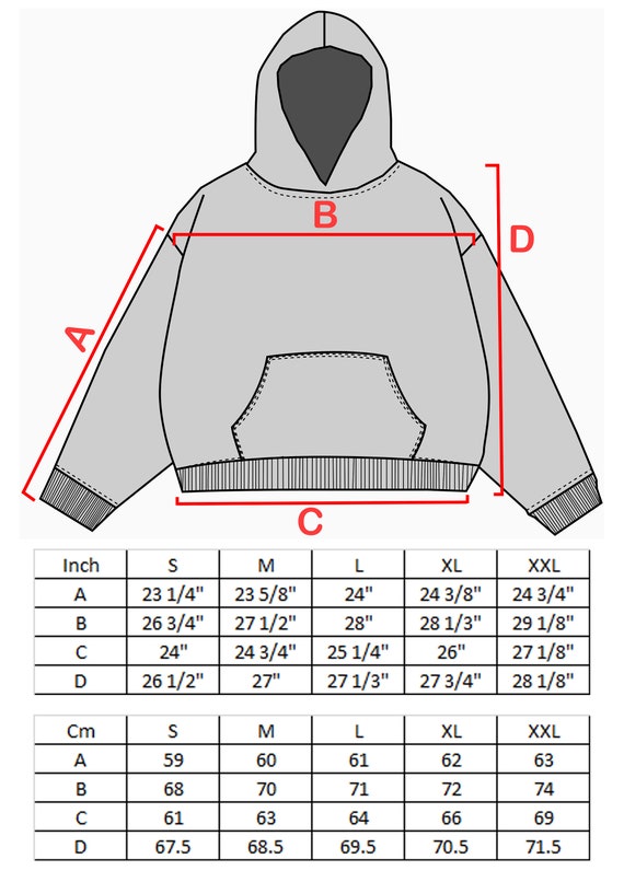 Boxy Fit Oversized Hoodie Size Heavyweight Oversized Hoodie - Main Image
