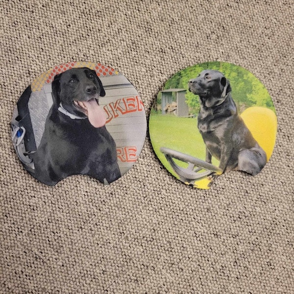 Custom Neoprene Car Coaster Etsy