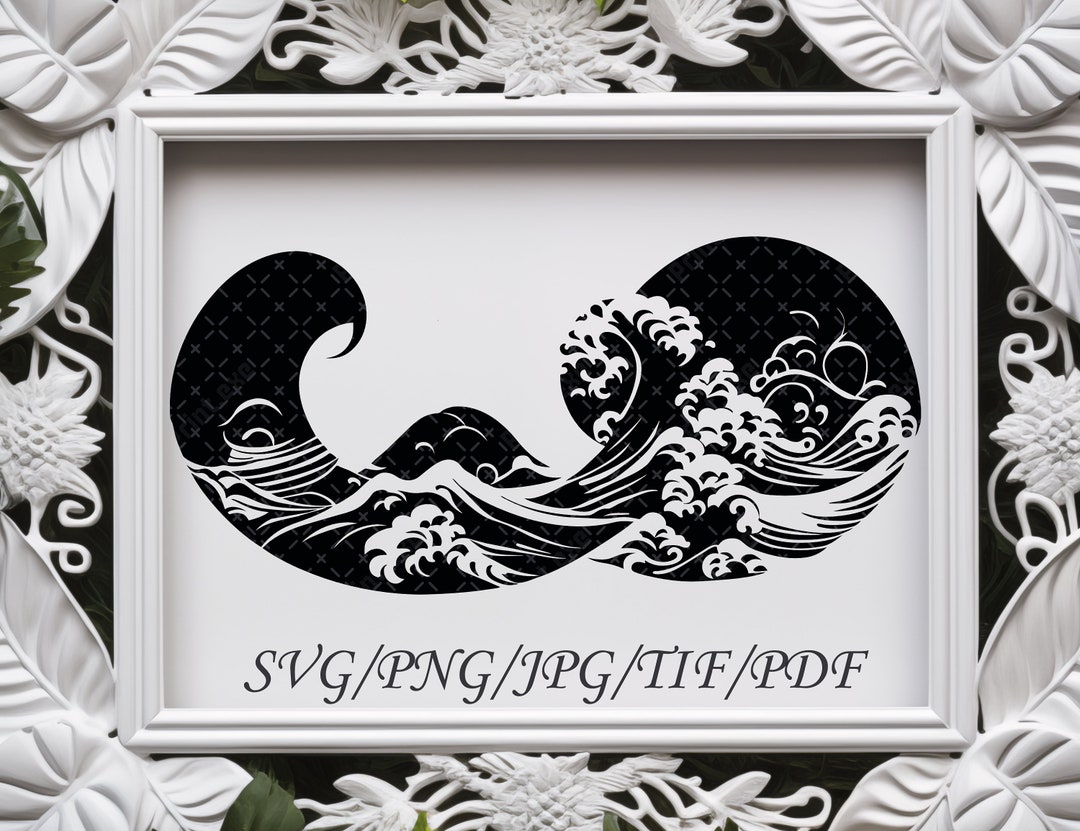 Japan Wave Symphony Digital in Svg Png Pdf Jpg Tif - Etsy.de