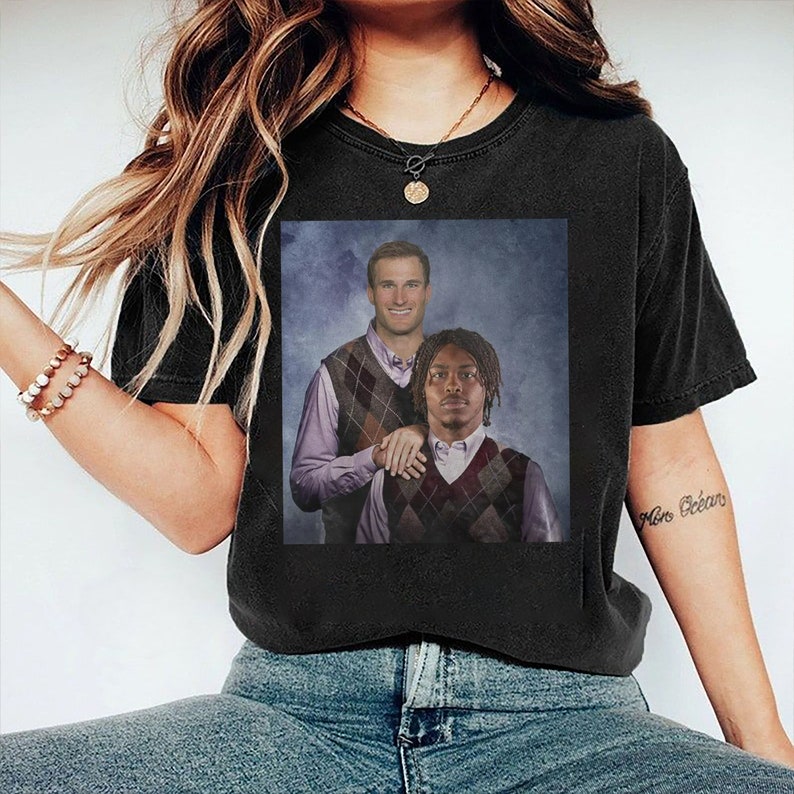 Justin Jefferson Kirk Cousins Minnesota Football Shirt Funny - Etsy UK