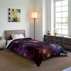 Space Duvet Fluffy Comforter Cute Winter Blanket For Him Or Her Bed Cover For Kids Room Decor For Fall Bedspread Twin Full Queen King Size