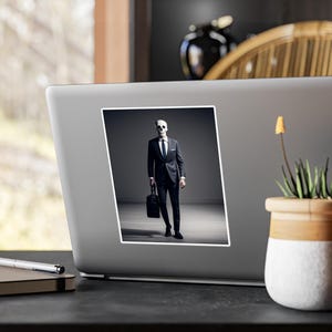 Pegatinas lindas para laptop, MacBook, estudiantes universitarios, vinilos para gamers, diseño de calavera, ideal como regalo de cumpleaños.