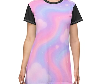 Rosa Shirtkleid Pyjamas für ihre Nachthemdkleid lässige Sommerausstattung Urlaubsstil Nachthemd Damenbekleidung Geschenke für Muttertagsgeschenke