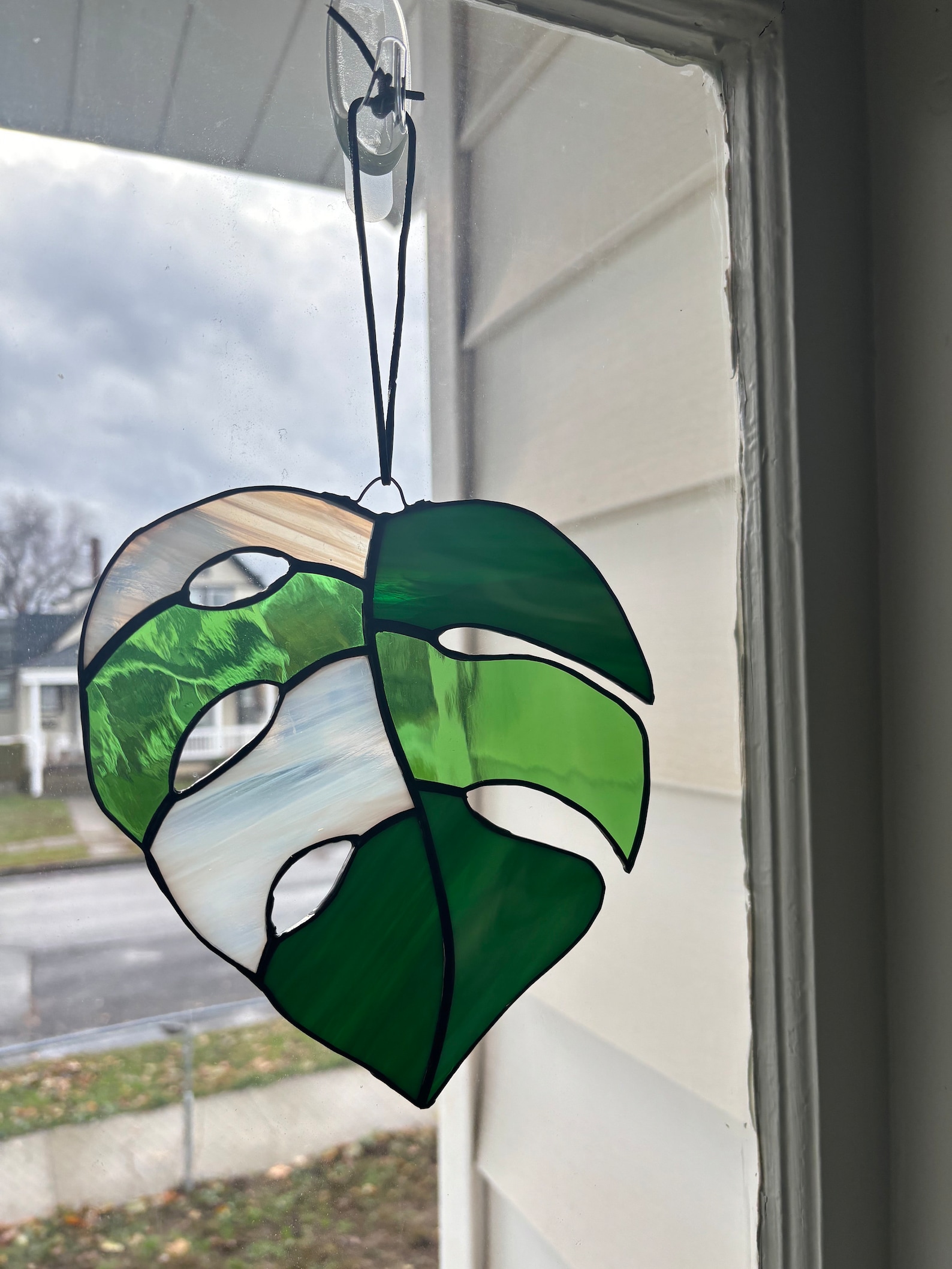 Monstera Leaf Stained Glass Pattern, Digital Download Pattern, DIY ...