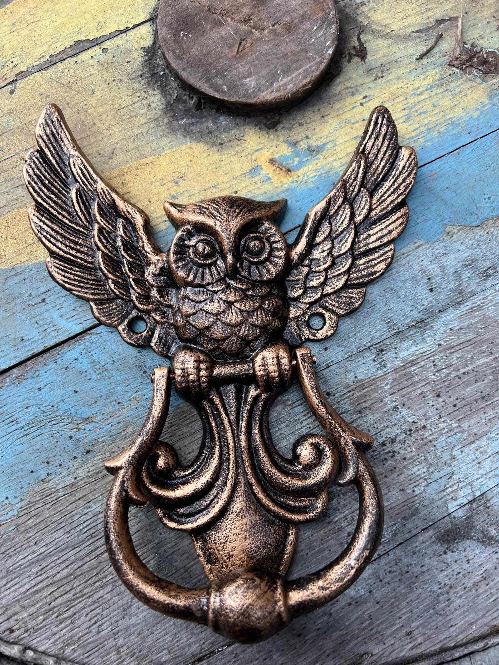 unique cast iron owl home and garden by knocker