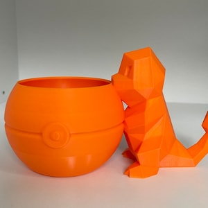 Charmander Pokeball Planter