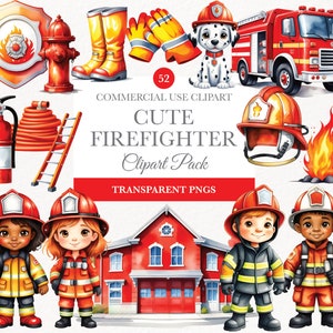 Feuerwache Feuerwehrmann Feuerwehrmann Png Clipart, Feuerwehrmann Sublimations Png, Aquarell Feuerwehrmann Clipart, Feuerwehrmann Clipart, Kinderzimmer Clipart