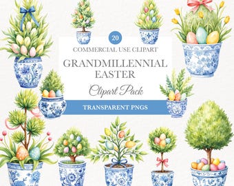 Grand Millennial Easter, Coquette Floral Easter Bunny PNG, Vintage Pink Bow Rabbit Clipart, Grand Millennial Easter Design