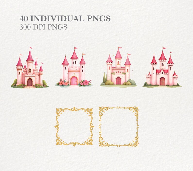 Princess and Castle Clipart, Magic Kingdom Png, Princess Castle Png ...