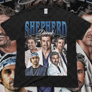 Limited Derek Shepherd Shirt, Vintage TV Series Y2K T-shirt, TV Series Enthusiast - Gift For Fan Graphic Tee