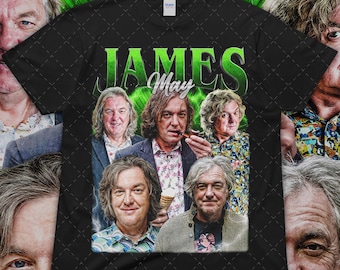 James May 90年代ヴィンテージスタイルTシャツ、ソフトスタイルのコンフォートカラーTシャツ、女性と男性へのギフト、ガーメントダイTシャツ