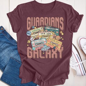 Guardians of the Galaxy Shirt, Guardians Galaxy Cassette Shirt, Vintage Concert Shirt, Star Wars Songs Shirt, Star Wars Tee, Retro Tee afbeelding 4
