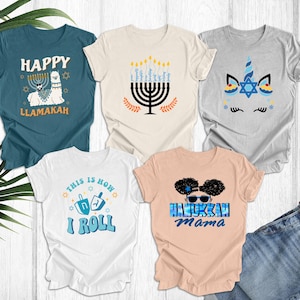 Hanukkah Jewish Shirt,Menorah Hanukkah shirt, Hanukkah Familyshirt, Jewish christmas shirt, Chanukah Holiday Gift, Happy Hanukkah Day shirt