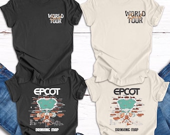 Epcot World Tour ,Disney Epcot Shirt,  Disney Group Trip Shirt, Retro Epcot Shirt ,Disney Epcot Matching Shirt, Epcot Disneyworld Shirt
