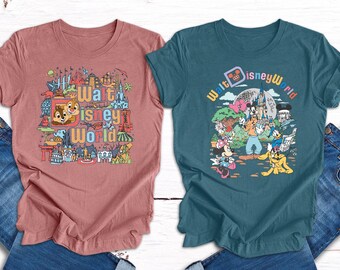 Retro Walt Disneyworld Shirt, Vintage Disneyworld Shirt, Mickey And Friends Shirt, Retro Disney Shirt, Disney 2025 Trip
