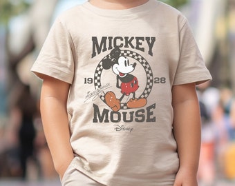 Retro Mickey Mouse Shirt, Vintage Mickey Shirt, Disney Vacation Shirt, Disneyland Mickey Shirt, Magic Kingdom Shirt, Classic Mickey Tee