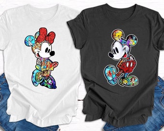 Disney Family Shirt, Mickey Sketch Shirt, Family Disneyworld Shirt, Minnie Women Shirt, Disneyworld Trip Shirt, Mickey Couple Shirt