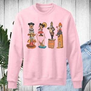Disney Spooky Sweatshirt ,Trick Or Treat Sweatshirt , Vintage Halloween Mouse And Friends Sweatshirt ,Happy Halloween Sweatshirt Disney Tee