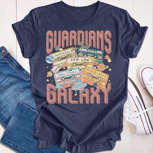 Guardians of the Galaxy Shirt, Guardians Galaxy Cassette Shirt, Vintage Concert Shirt, Star Wars Songs Shirt, Star Wars Tee, Retro Tee afbeelding 1