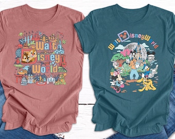 Retro Walt Disneyworld Shirt, Vintage Disneyworld Shirt, Mickey And Friends Shirt, Retro Disney Shirt, Disney 2025 Trip