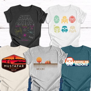 Disney Star Wars Characters Shirt, Star Wars Family Matchings Shirts, Star Wars Shirt For Group, Disney Shirt, Star Wars Schematic Shirt