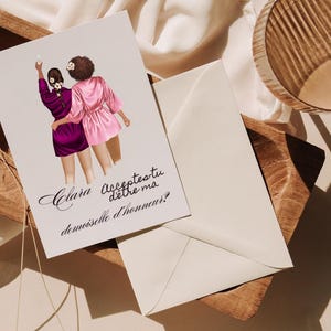 Carte Demande Demoiselle d'Honneur - Veux-tu être ma demoiselle d'honneur