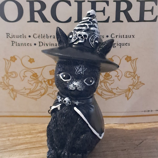 Figurine Chat sorcière