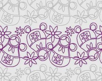 E2E NM Russian Matreshka - Longarm Machine Quilting Digital Pattern -  Edge to Edge pantograph