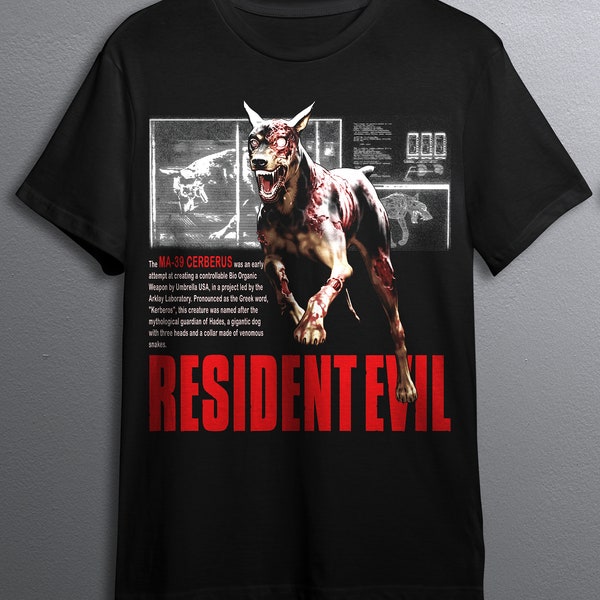 Limited Edition Resident Evil Cerberus Crewneck - Essential Horror Fashion