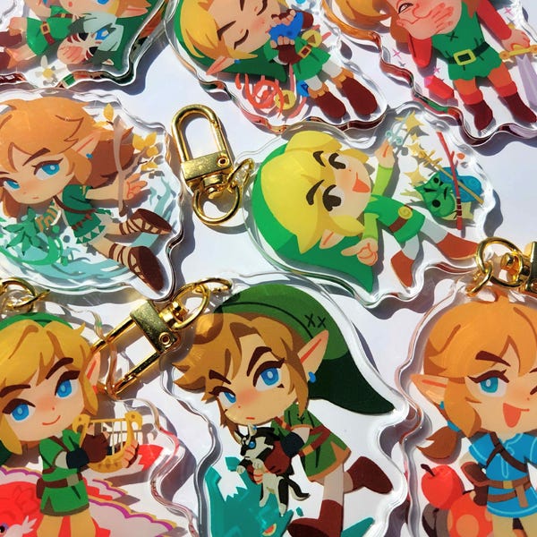 LOZ Hero Acrylic Charms