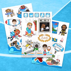 OP VOORRAAD Sports Resort Game-vinyl stickervellen