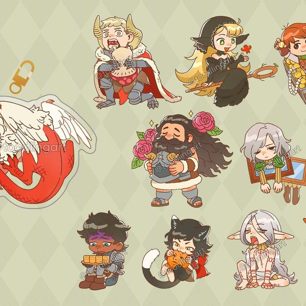 DunMesh Acrylic Charms