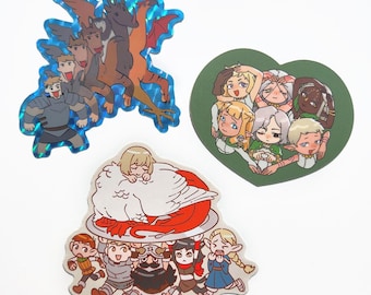 DunMesh Anime Vinyl Stickers | Chimera Feast | Animorph | Canaries