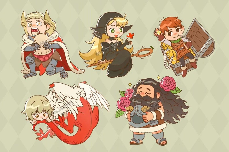 PREORDER DunMesh Acrylic Charms image 2