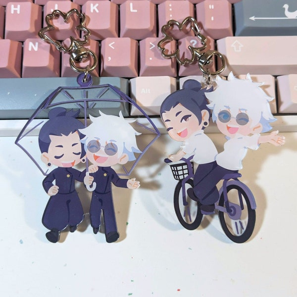 Satosugu Sorcerer Anime Umbrella Bicycle Acrylic Charms