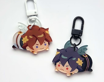 Pit and Dark Pit Bean Acrylic Charms