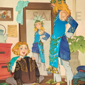Stampe del videogioco Hero of the Wild Dress Up (M)