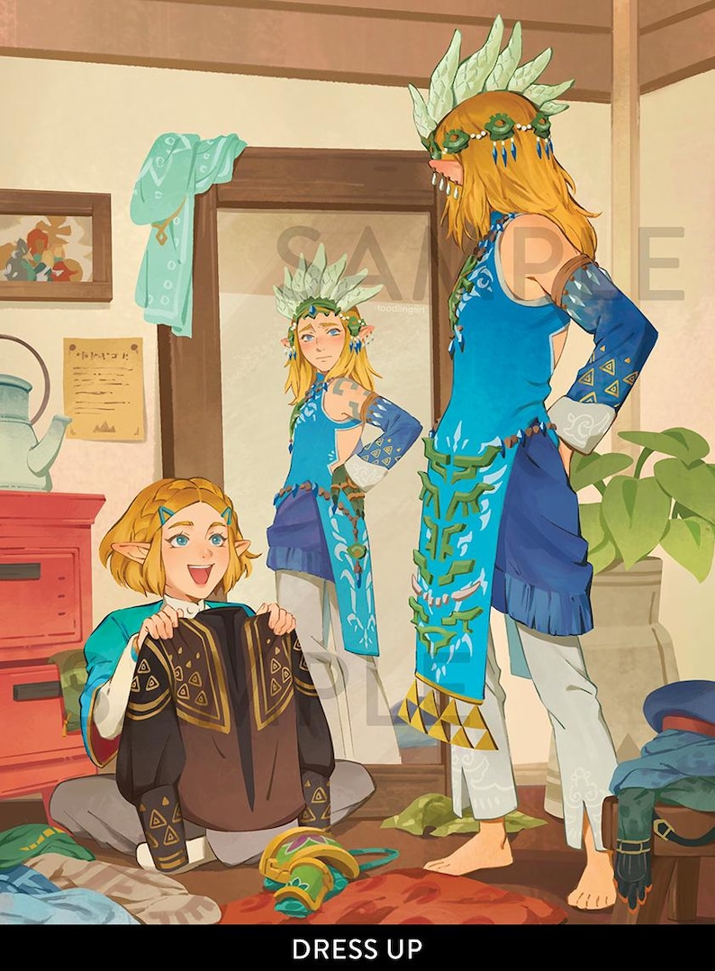 Stampe del videogioco Hero of the Wild Dress Up (M)