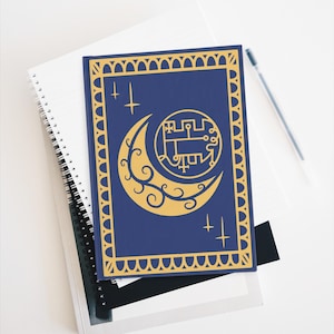 Stolas&#39; Grimoire Cosplay Fanmade Hardback Journal Sketchbook Aesthetic