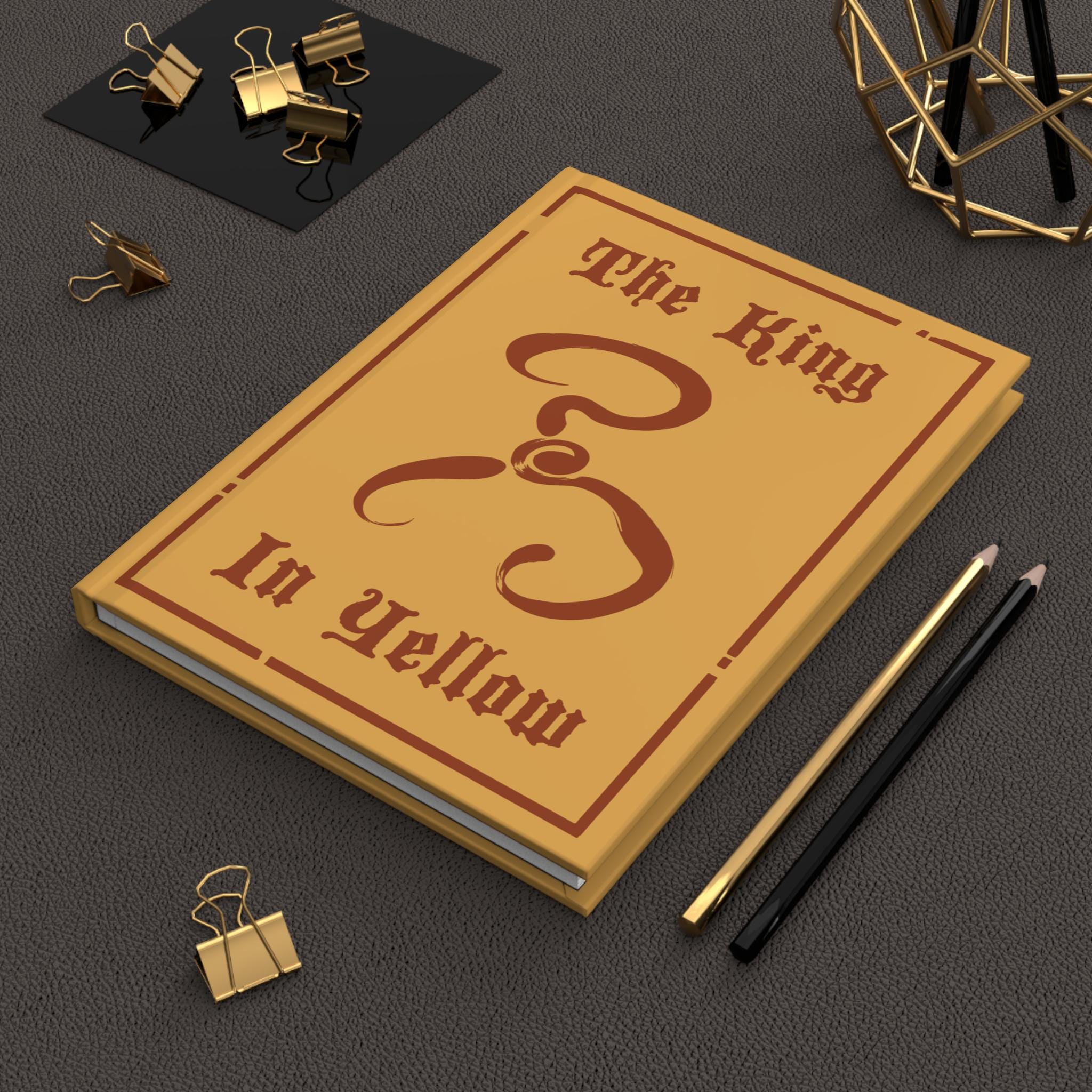 the-king-in-yellow-prop-lovecraftian-the-yellow-sign-etsy