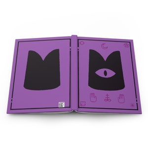 Fanmade book inspired by the Book of Doctrines from The Cult of the Lamb, Inspired by the Goat of the Unholy Alliance update.