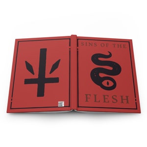 Livre « Le péché de chair » inspiré du culte de l'agneau fait par des fans pour les fidèles - Carnet cartonné mat