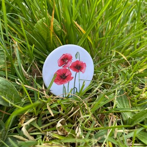 Badge Coquelicot by Edith Timmerman