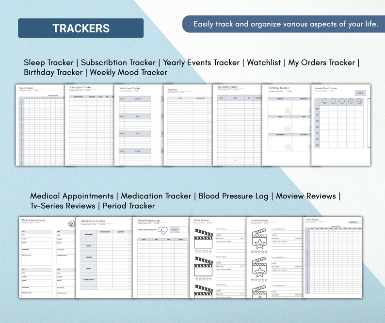 Onenote Template: 2025 2026 2027 Ultimate Digital Planner (hyperlinked ...