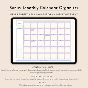 May include: A printable monthly calendar organizer with a month-at-a-glance view, an important section, and a notes section. The calendar is for the month of March 2004.