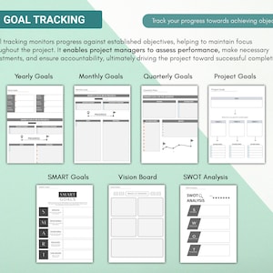 Onenote Project Planner Template: Project Management, Task & Goal ...