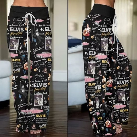 Elvis Presley High Waisted Straight Leg Trousers