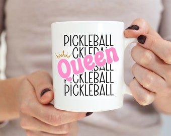 Pickleball Mug, Pickleball Queen, Pickleball Gift, Gift For Her, Pickleball Lover, Funny Mug