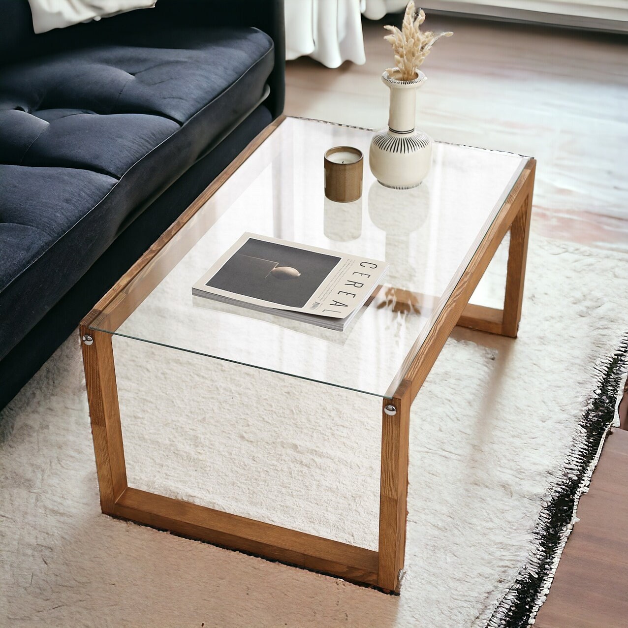 Coffee Table for Living Room, Cocktail Table, Center Table With