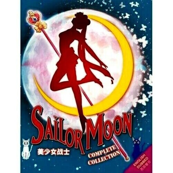 New Set DVD Sailor Moon Complete Collection Season1-6 +3 Movie ENGDUB All Region + Fast Shipping Express